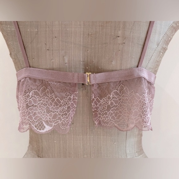Madewell Lace Bralette in‎ Light Lavender Color - Picture 4 of 12